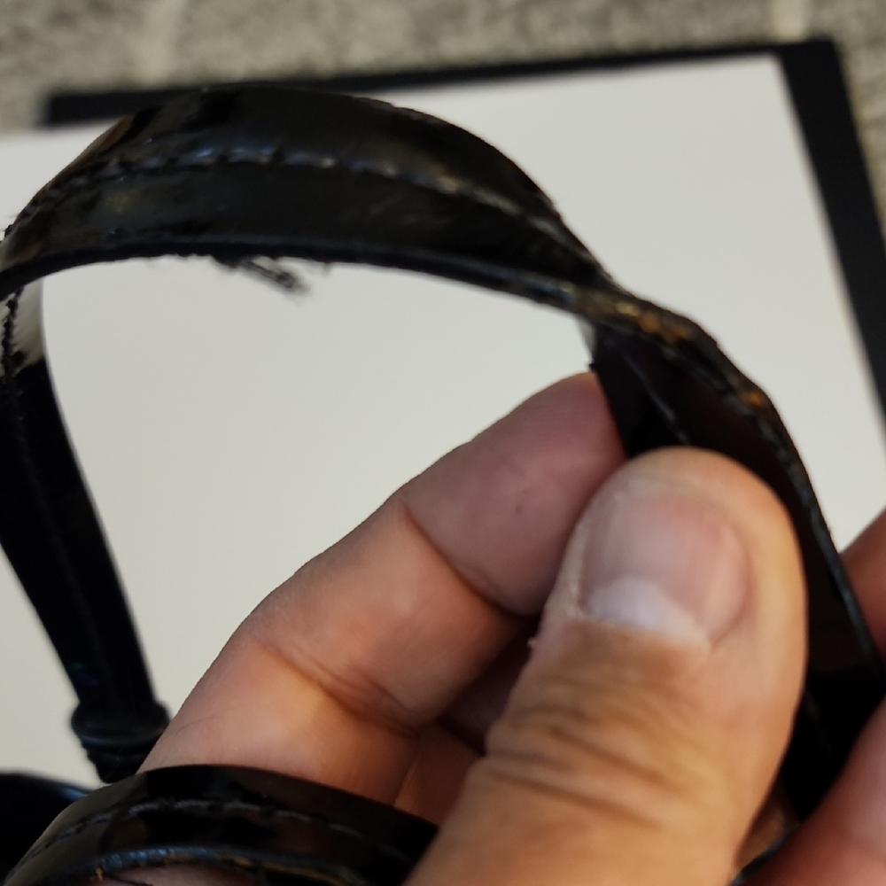 Coach Peyton Op Art Black Patent Leather Tote - Picture 16 of 16